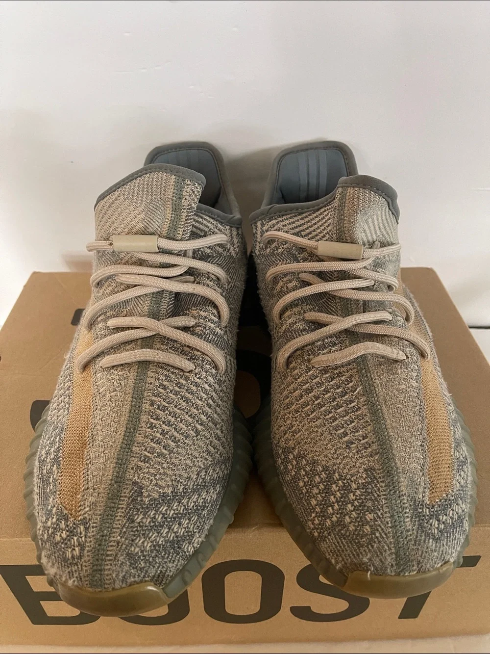 adidas Yeezy Boost 350 V2 Beige and Olive Men's Sneakers